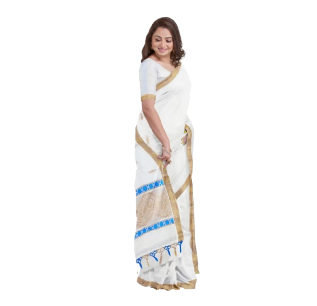kerala cotton kasavu sarees