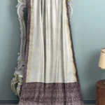 Kerala Tissue Cotton Kasavu Ajrak Saree With seprate Blouse