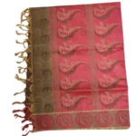 Negamam Cotton Saree With Running Blouse Light Green Colour